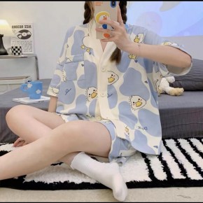 루즈핏 캐릭터 반팔 잠옷세트 DS-5142