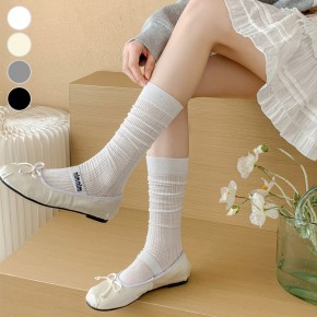 스위트 펀칭 얇은 스타킹 니삭스 1켤레 ELY-1081