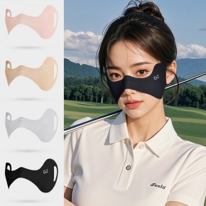 나비날개 큐빅로고 하프 마스크 ELS-124