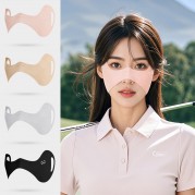 나비날개 큐빅로고 하프 마스크 ELS-124