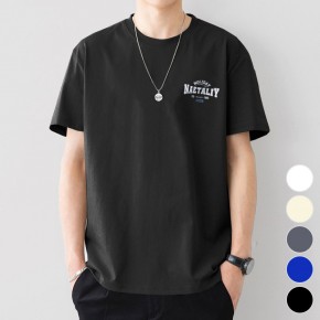 NAETAIY 영문 반팔 티셔츠 ELC-9043