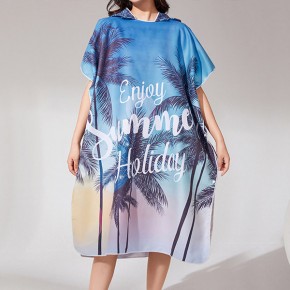 입는 후드 수건 비치타올 LM-0327