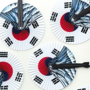 태극문양 접이식 손부채 LM-0690