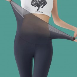 하이웨스트 신축성좋은 얇은 무발 아이스 여름레깅스 NF-44