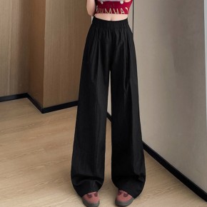 허리밴딩 초경량 와이드레그 팬츠 UC-0187