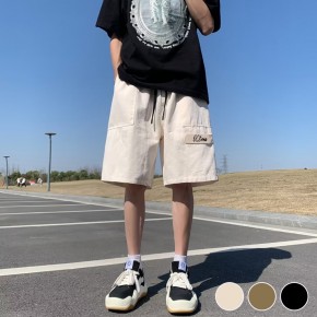 와이드핏 빅주머니 밴딩 면 반바지 URD-514