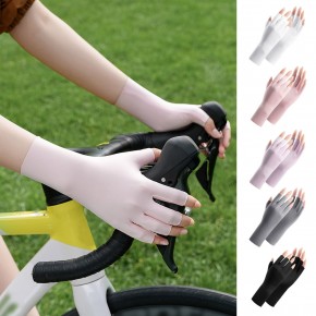 여자 여름 쿨링 슬림 반 장갑 URK-480