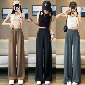 여성 하이웨이스트 체형커버 와이드 슬랙스 팬츠 URK-546